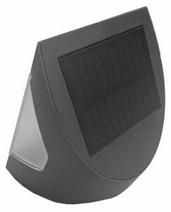 Nedes Solární venkovní nástěnné LED svítidlo se senzorem šedé 3W, 300lm, 3000K - 4000K