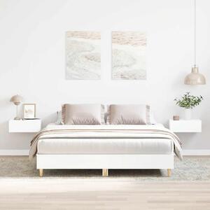Rám postele bez matrace bílý 150x200 cm Dřevěné konstrukce 3328708