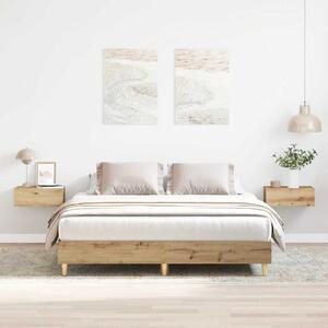Rám postele bez matrace Artisan Dub 140x200 cm kompozitní dřevo 3328725