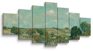 Obraz - Alfred Sisley, Meadow, reprodukce (210x100 cm)