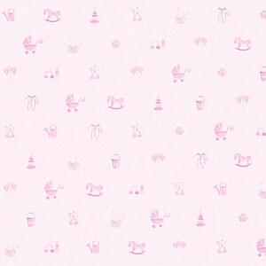Růžová vliesová tapeta pro holčičky 35854-1, Dimex 2020, A.S.Création