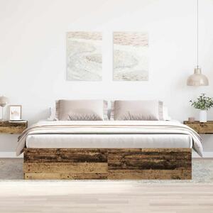 Rám postele bez matrace Staré dřevo 180x200cm Technické dřevo 3328861