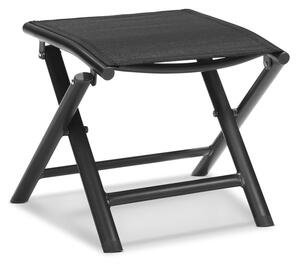 LIVARNO home Hliníková skládací stolička Houston, černá/antracitová (100342054)