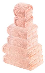 LIVARNO home Sada froté ručníků, 6dílná (světle růžová) (100342089003)