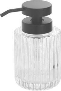 DÁVKOVAČ MÝDLA čiré, černá Homeware