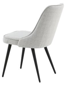 Jídelní židle Velvet, 2ks, šedá, S50xD66xV88,5