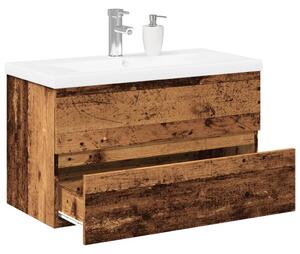 Skříňka se zápustným umyvadlem old wood 3328923