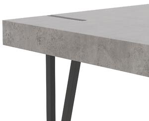 Jídelní stůl betonový vzhled 150 x 90 cm ADENA