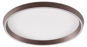 Stropní Lampa Lucande, Rylan, stmívatelné, Hnědá / Rezavá, Obývací pokoj, Kov, Moderní