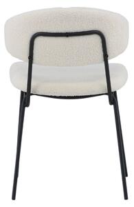 Jídelní židle Chico, 2ks, bílá, 57x50x79