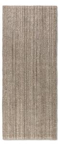 Hanse Home, Běhoun Bouclé Jute 105975 Grey Brown, 80x200, hnědá, chodba / předsíň