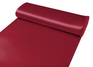Látka polyesterový satén LUX-022 Vínově červená - šířka 150 cm