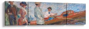 Obraz - Auguste Renoir, Oarsmen at Chatou, reprodukce (170x50 cm)