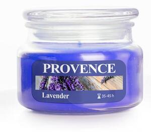 Provence Vonná svíčka ve skle PROVENCE 45 hodin levandule