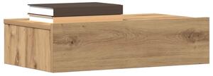 Noční stolek dub artisan 60x35 cm kompozitní dřevo 3329160