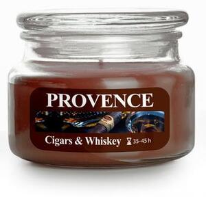 Provence Vonná svíčka ve skle PROVENCE 45 hodin cigars&whiskey