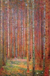 Plakát, Obraz - Gustav Klimt - Jedlový les