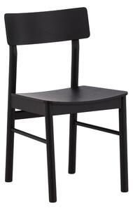 Jídelní židle Montros, 2ks, černá, 48x45,5x82