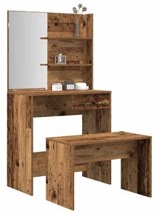 Set toaletního stolku staré dřevo kompozitní dřevo 3329189