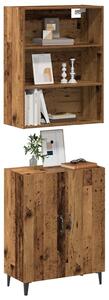 Příborník se nástěnná skříňka old wood kompozitní dřevo 3329223