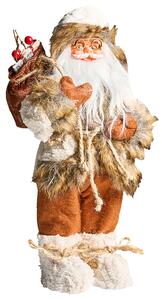 Vánoční dekorace SVARTEVATNET Santa Claus 37 cm Hnědá/Bílá