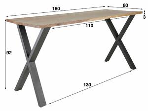 Barový stůl Bolen VIII - 180 Solid saja natural