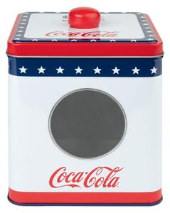 Coca Cola Kovový podnos, 2 kusy / Kovová dóza (kovová dóza s průzorem) (100343005003)