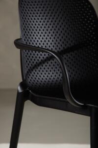 Jídelní židle Baltimore, černá, 53.5x44x81.5