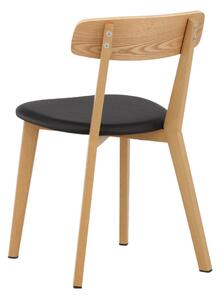 Jídelní židle Sanjos, 2ks, přírodní barva, 52x45.5x78