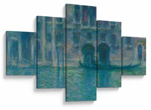 Obraz - Claude Monet, Palazzo da Mula, Venice, reprodukce (125x70 cm)