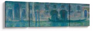 Obraz - Claude Monet, Palazzo da Mula, Venice, reprodukce (170x50 cm)