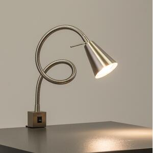 LED Lampa s klipem 1xGU10/4,7W/230V matný chrom