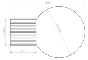 Sollux SL.1717 - Koupelnové nástěnné svítidlo HALO 1xG9/8W/230V IP44 krémová