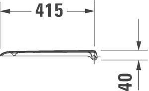 Duravit D-Code - WC sedátko, bílá 0067310000