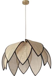 Osram - Lustr na lanku DECOR RATTAN 1xE27/15W/230V pr. 67 cm béžová/černá