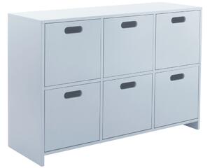Jotex Světle modrá lakovaná komoda MONTI 100 x 35 cm