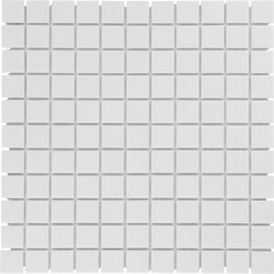 The Mosaic Factory Obklad keramická bílá Mozaika 2 Super White 2,3x2,3 (30x30) cm - LO2310S