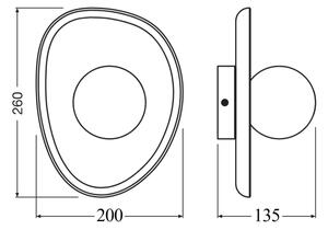 Osram - Nástěnné svítidlo WOOD NEST 1xG9/5W/230V kaučukovník