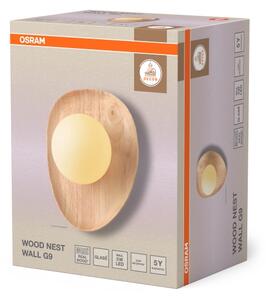 Osram - Nástěnné svítidlo WOOD NEST 1xG9/5W/230V kaučukovník