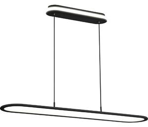 Osram-LED Stmívatelný lustr na lanku OFFICE LINE LED/57W/230V 4000K 100 cm černá