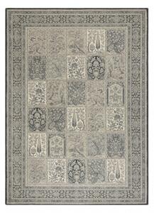 Kusový koberec vlněný Agnella Isfahan Timor Grafit Šedý Rozměr: 133x180 cm