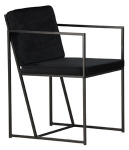 Jídelní židle Richmond, 2ks, černá, 60x52x81.5