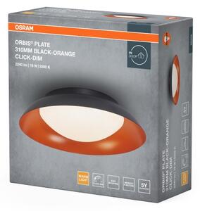 Osram - LED Stm stropní svítidlo ORBIS PLATE LED/19W/230V pr.31cm oranžová/černá