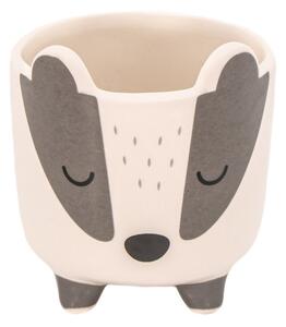 Keramický obal na květináč ø 8 cm Badger Mini – Sass & Belle