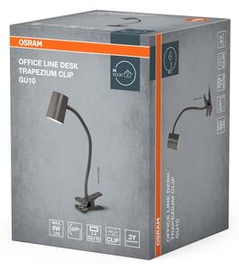 Osram - Stolní lampa s klipem DESK LINE 1xGU10/9W/230V šedá