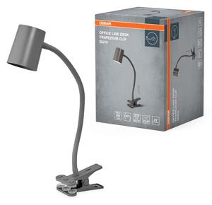 Osram - Stolní lampa s klipem DESK LINE 1xGU10/9W/230V šedá