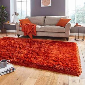 Cihlově oranžový koberec Think Rugs Polar, 80 x 150 cm