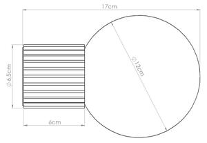 Sollux SL.1727 - Koupelnové nástěnné svítidlo HALO 1xG9/8W/230V IP44 oranžová
