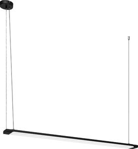 Osram-LED Stmívatelný lustr na lanku OFFICE LINE LED/40W/230V 4000K 120 cm černá