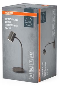 Osram - Stolní lampa DESK LINE 1xGU10/9W/230V šedá